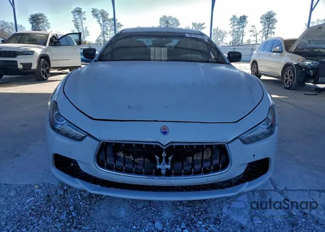 2015 Maserati Ghibli S z USA, uszkodzony, nr VIN ZAM57RTA7F1131662
